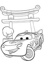 coloriage flash mac queen cars 2